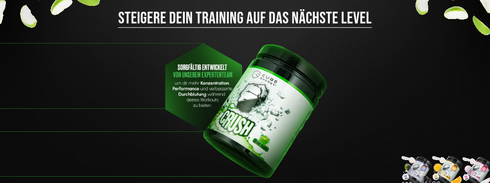 Pre Workout von Cube Energy, Kategorie Banner